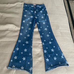 Cello high rise super flare jeans